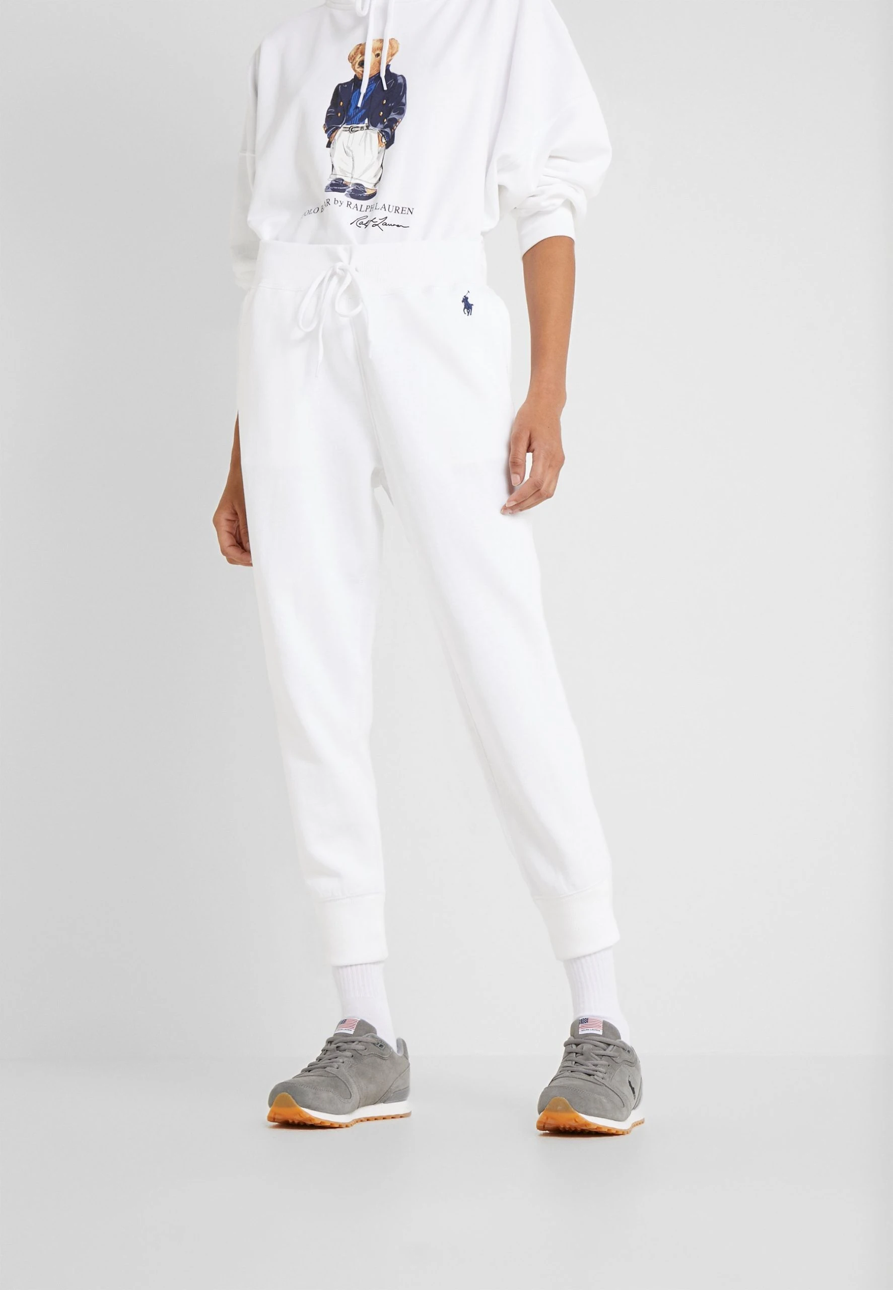 Polo Ralph Lauren Spodnie Treningowe - White 3 Polo Ralph Lauren Spodnie Treningowe - White