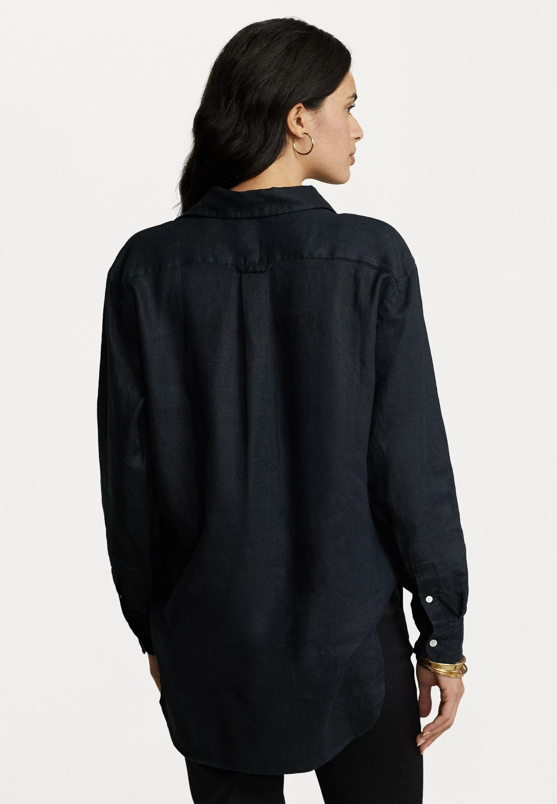 Polo Ralph Lauren LIGH LONG SLEEVE BUTTON FRONT SHIRT - Koszula - Black 5 Polo Ralph Lauren LIGH LONG SLEEVE BUTTON FRONT SHIRT - Koszula - Black - obrazek 3