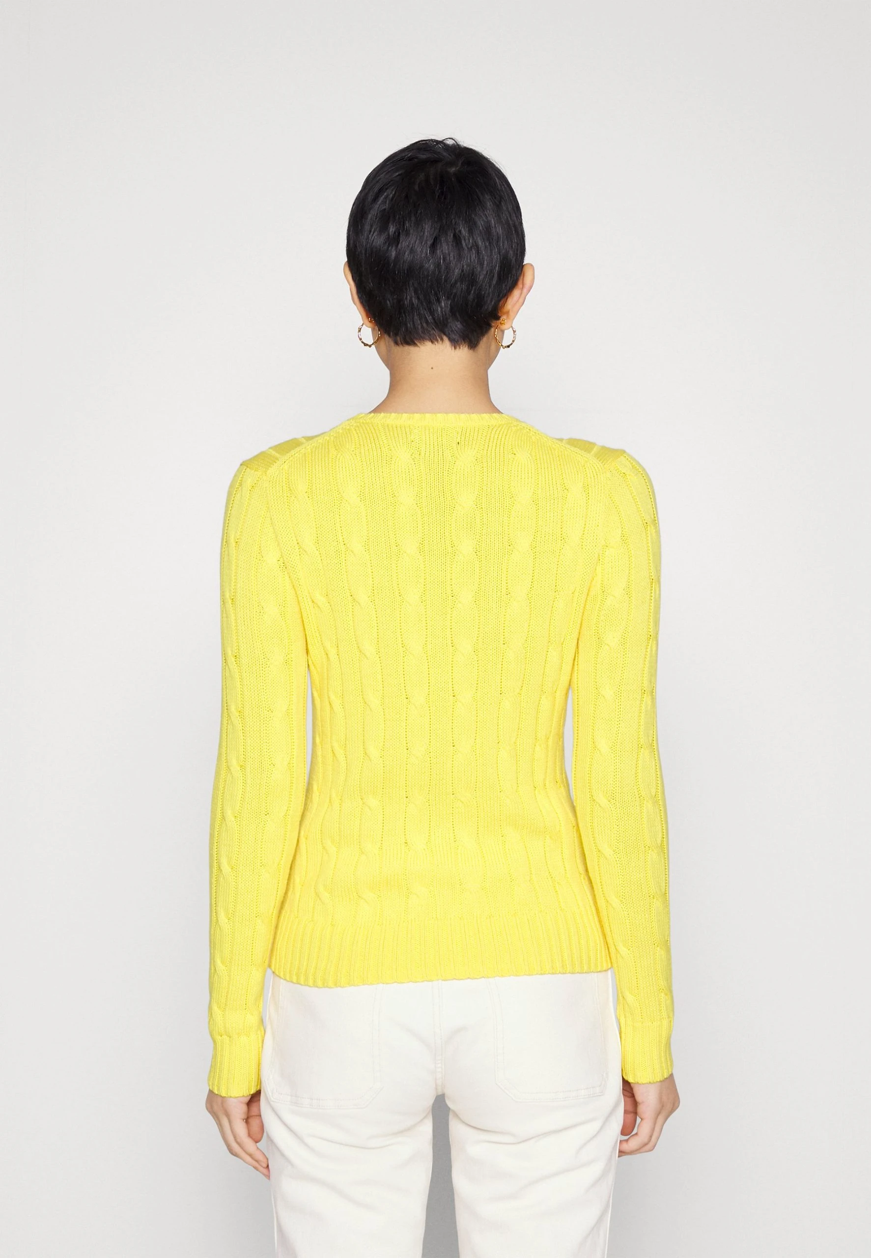 Polo Ralph Lauren JULIANNA LONG SLEEVE - Sweter - Trainer Yellow 5 Polo Ralph Lauren JULIANNA LONG SLEEVE - Sweter - Trainer Yellow - obrazek 3