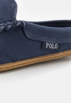 Polo Ralph Lauren COLLINS MULE - Kapcie - Navy Washed/white -Polo Ralph Lauren 577eaabc09a04b9d85ee832d23fd25ce