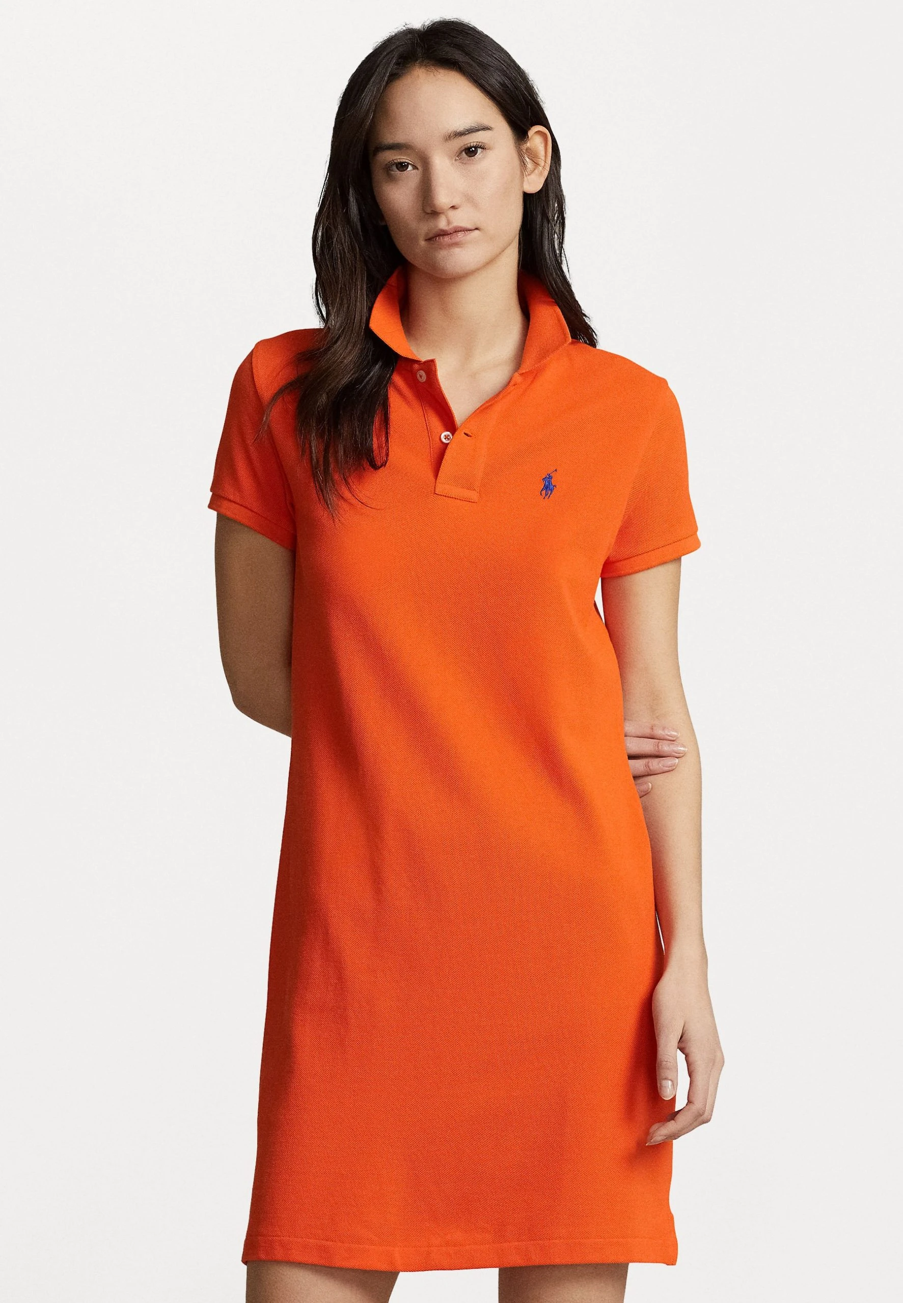 Polo Ralph Lauren SHORT SLEEVE CASUAL DRESS - Sukienka Letnia - Sailing Orange 3 Polo Ralph Lauren SHORT SLEEVE CASUAL DRESS - Sukienka Letnia - Sailing Orange