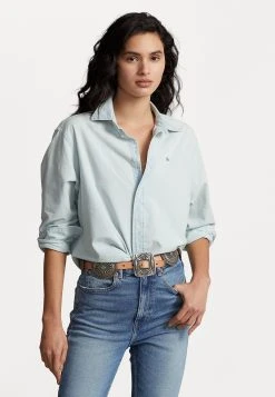 Polo Ralph Lauren LONG SLEEVE BUTTON FRONT SHIRT - Koszula - Chambray