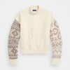 Polo Ralph Lauren LONG SLEEVE - Sweter - Off-white
