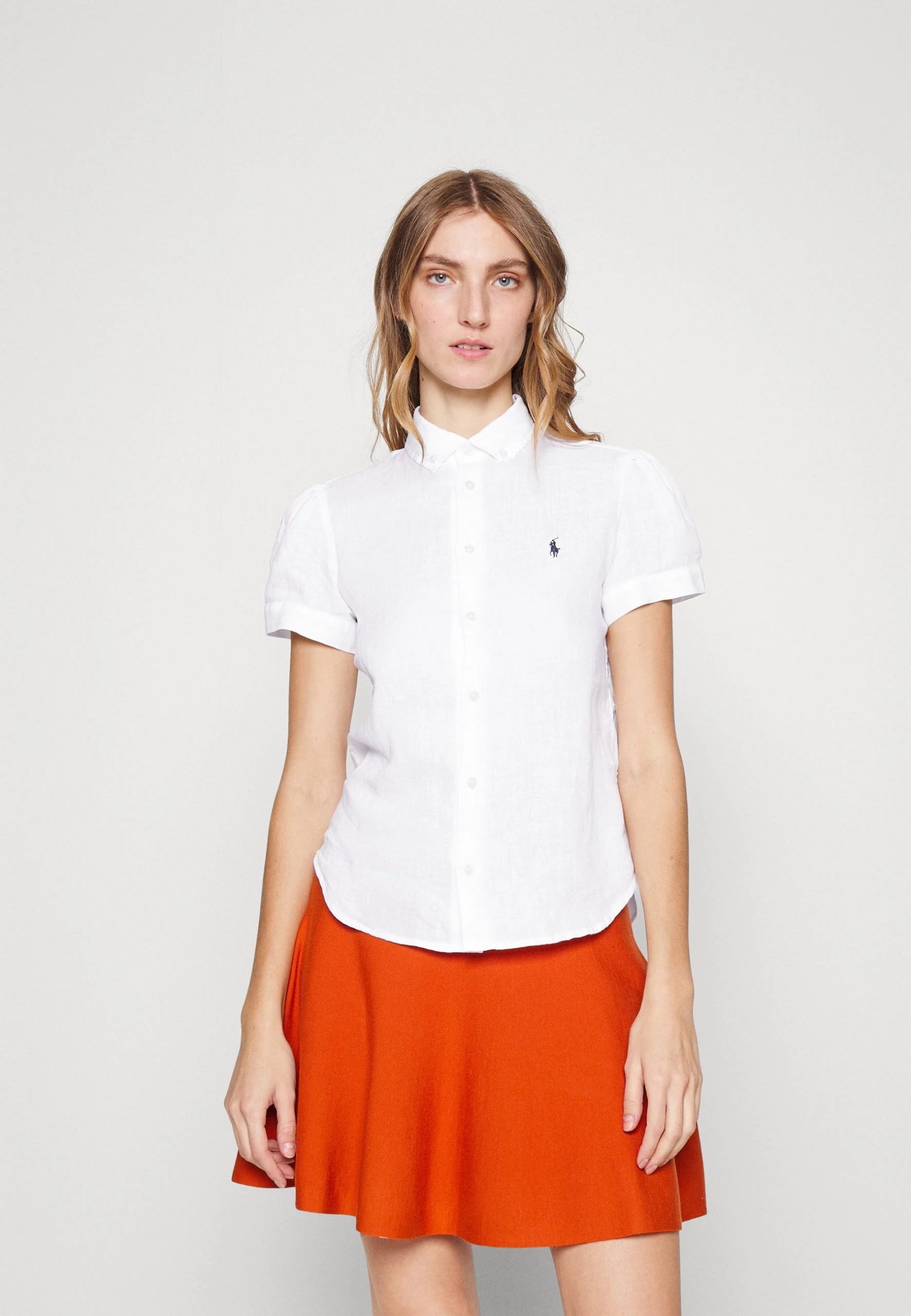 Polo Ralph Lauren SLEEVE BUTTON FRONT SHIRT - Koszula - White 3 Polo Ralph Lauren SLEEVE BUTTON FRONT SHIRT - Koszula - White