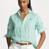 Polo Ralph Lauren RELAXED LONG SLEEVE BUTTON FRONT SHIRT - Koszula - Mayan Green/white 1 Polo Ralph Lauren RELAXED LONG SLEEVE BUTTON FRONT SHIRT - Koszula - Mayan Green/white -Polo Ralph Lauren 5a849e9144f74356a7ffc981b1a77990