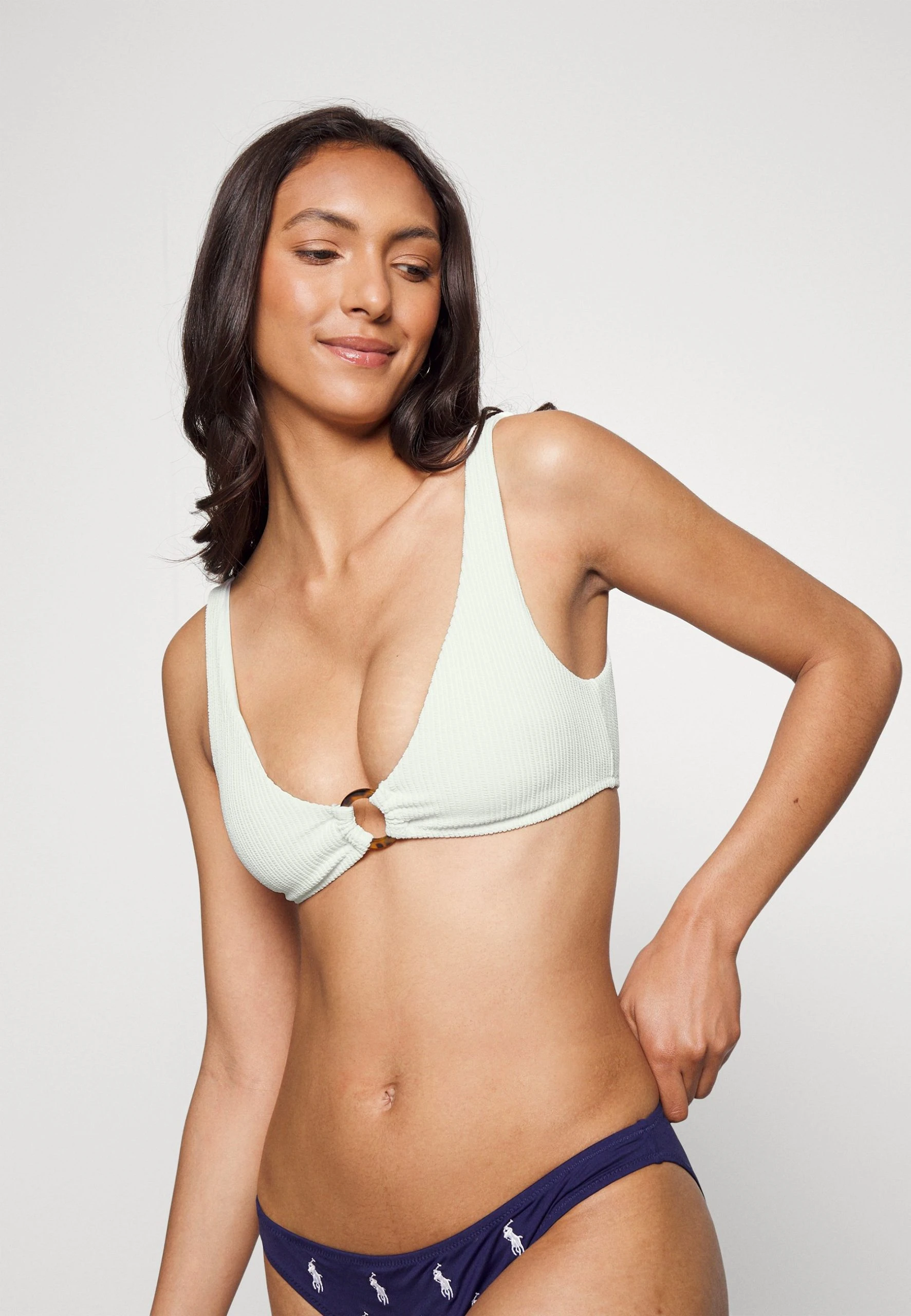 Polo Ralph Lauren SCOOP BRALETTE - Góra Od Bikini - Warm White 3 Polo Ralph Lauren SCOOP BRALETTE - Góra Od Bikini - Warm White