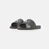 Polo Ralph Lauren SLIDE UNISEX - Klapki - Black/white