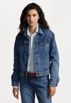 Polo Ralph Lauren CLASSIC STANDARD UNLINED TRUCKER JACKET - Kurtka Jeansowa - Meuse Wash