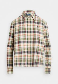 Polo Ralph Lauren LONG SLEEVE BUTTON FRONT SHIRT - Koszula - Green/ivory Multi Plaid 10 Polo Ralph Lauren LONG SLEEVE BUTTON FRONT SHIRT - Koszula - Green/ivory Multi Plaid -Polo Ralph Lauren 60b10d88c0bb434ca2ecd579bd3eb763