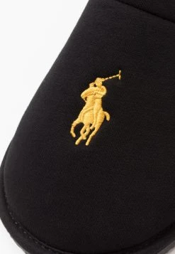 Polo Ralph Lauren EXCLUSIVE SUMMIT - Kapcie - Black/gold -Polo Ralph Lauren 613d7c954a144b84b054e41231126dc9