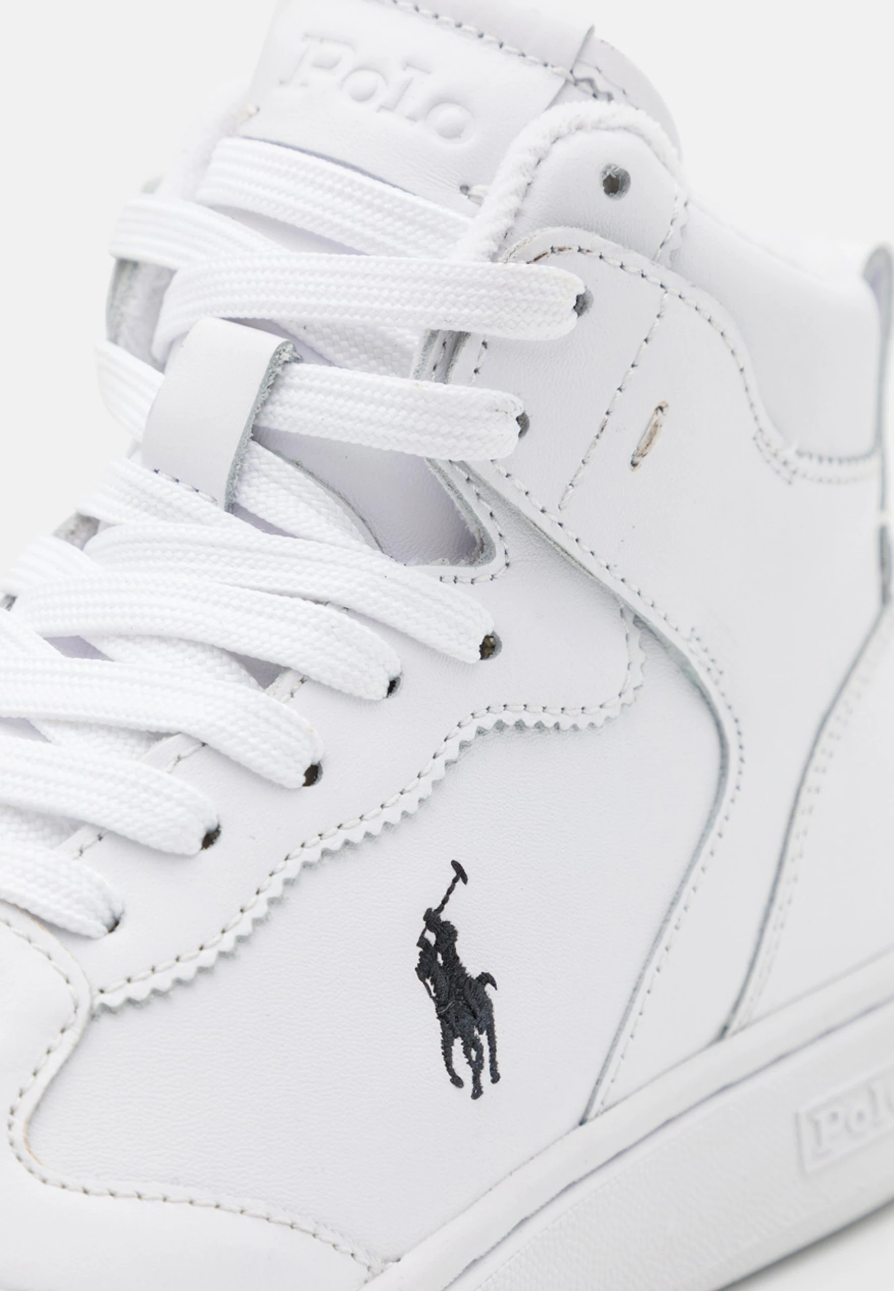 Polo Ralph Lauren CRT - Sneakersy Wysokie - White/black 8 Polo Ralph Lauren CRT - Sneakersy Wysokie - White/black - obrazek 6