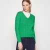 Polo Ralph Lauren KIMBERLY LONG SLEEVE - Sweter - Preppy Green 2 Polo Ralph Lauren KIMBERLY LONG SLEEVE - Sweter - Preppy Green -Polo Ralph Lauren 62880ea3a2304310874abc9b21681130