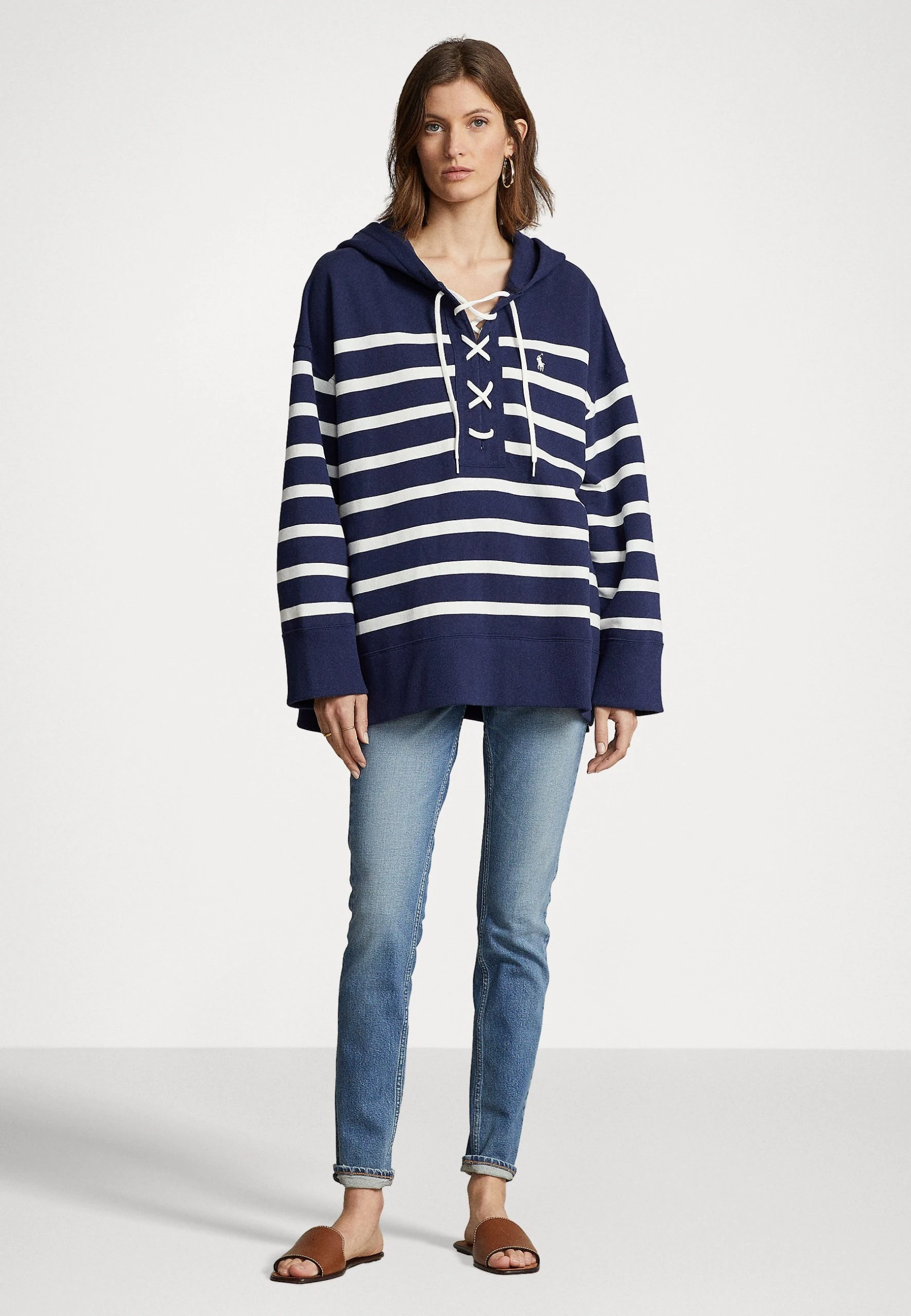 Polo Ralph Lauren LONG SLEEVE - Bluza - Blue 4 Polo Ralph Lauren LONG SLEEVE - Bluza - Blue - obrazek 2