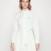 Polo Ralph Lauren LONG SLEEVE DAY DRESS - Sukienka Koszulowa - White -Polo Ralph Lauren 6422e3eafb1a41b39c8d1ab13f243277