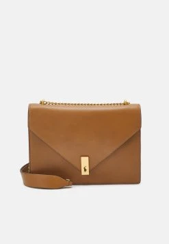 Polo Ralph Lauren ENVELOPE CHAIN SMALL - Torba Na Ramię - Tan