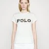 Polo Ralph Lauren CREWNECK TEE - T-shirt Z Nadrukiem - White 1 Polo Ralph Lauren CREWNECK TEE - T-shirt Z Nadrukiem - White -Polo Ralph Lauren 67eb5d08766a4a6cb48d90ed10053437