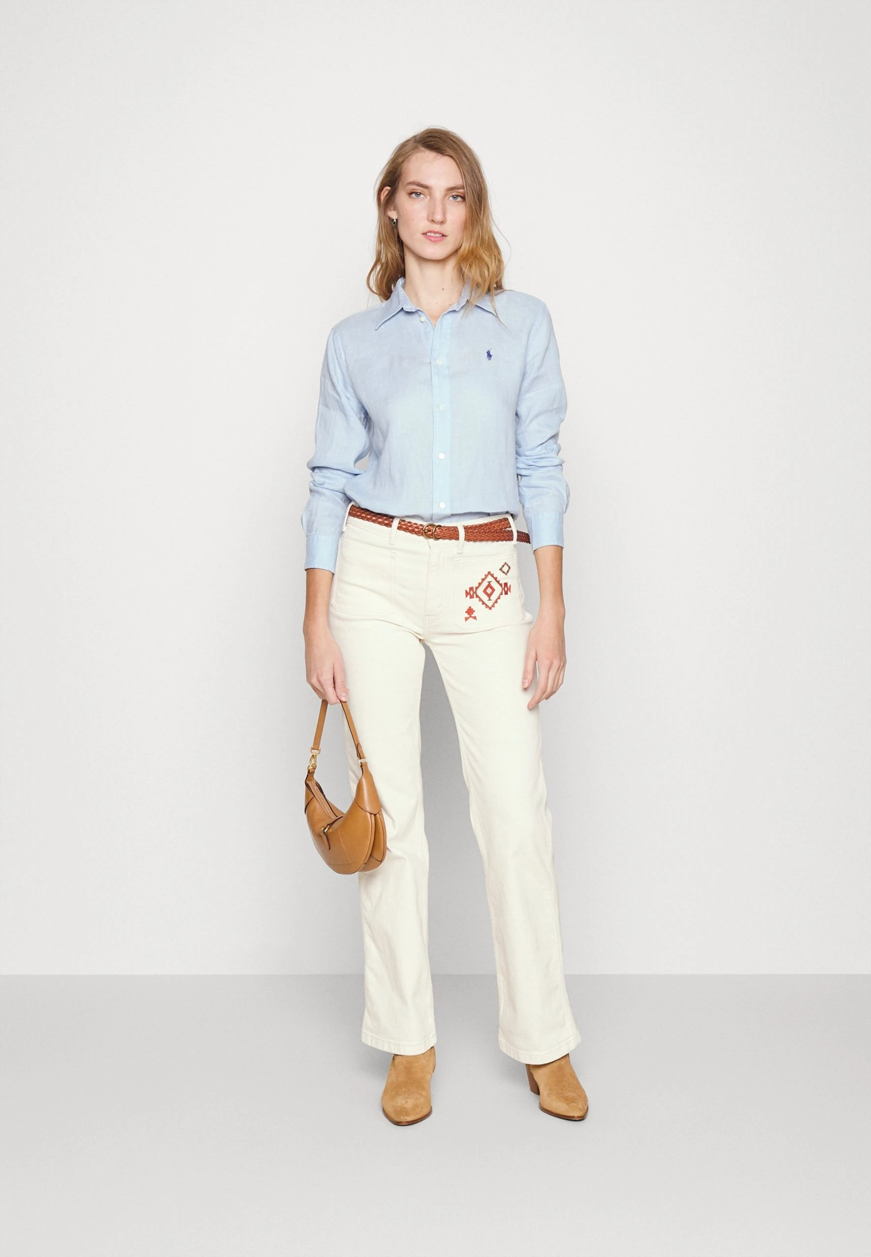 Polo Ralph Lauren LONG SLEEVE SHIRT - Koszula - Southport Blue 4 Polo Ralph Lauren LONG SLEEVE SHIRT - Koszula - Southport Blue - obrazek 2