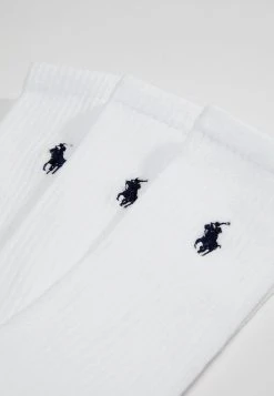 Polo Ralph Lauren POLY BLEND SOLE 3 PACK - Skarpety - White -Polo Ralph Lauren 6beed4b64bd44de09278603c9b63a0c8