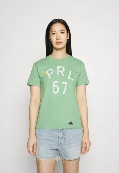 Polo Ralph Lauren SHORT SLEEVE - T-shirt Z Nadrukiem - Outback Green
