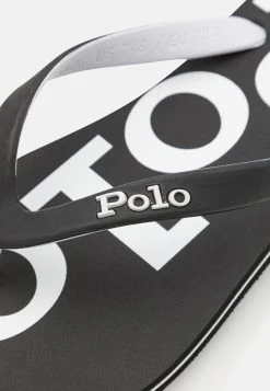 Polo Ralph Lauren BOLT CASUAL UNISEX - Japonki Kąpielowe - Black/white -Polo Ralph Lauren 6d0563324faa408899923bb10783613b