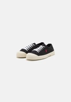 Polo Ralph Lauren ESSENCE LACE UNISEX - Sneakersy Niskie - Black/red