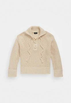 Polo Ralph Lauren LONG SLEEVE - Sweter - Andover Cream -Polo Ralph Lauren 6eaad1f205174657896f96daff179fbe