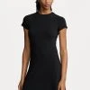 Polo Ralph Lauren SHORT SLEEVE DAY DRESS - Sukienka Z Dżerseju - Black -Polo Ralph Lauren 6ef1d3412085482e98e4051146d4f869