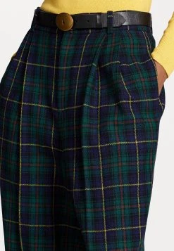Polo Ralph Lauren FULL LENGTH PLEATED - Spodnie Materiałowe - Tartan -Polo Ralph Lauren 6f0845b01fbe4e198b0ee224c7b31393