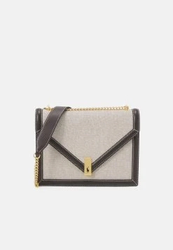 Polo Ralph Lauren CHAIN BAG SMALL - Torba Na Ramię - Natural/tobacco