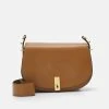 Polo Ralph Lauren SHOULDER HINGE CROSSBODY MEDIUM - Torba Na Ramię - Tan -Polo Ralph Lauren 7091917b17fc442eaa598af1d19fcfe6
