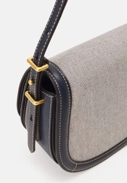 Polo Ralph Lauren SADDLE CROSSBODY MEDIUM - Torba Na Ramię - Navy/cream -Polo Ralph Lauren 70a9c8cdb6aa4313992ee22b06d525a8