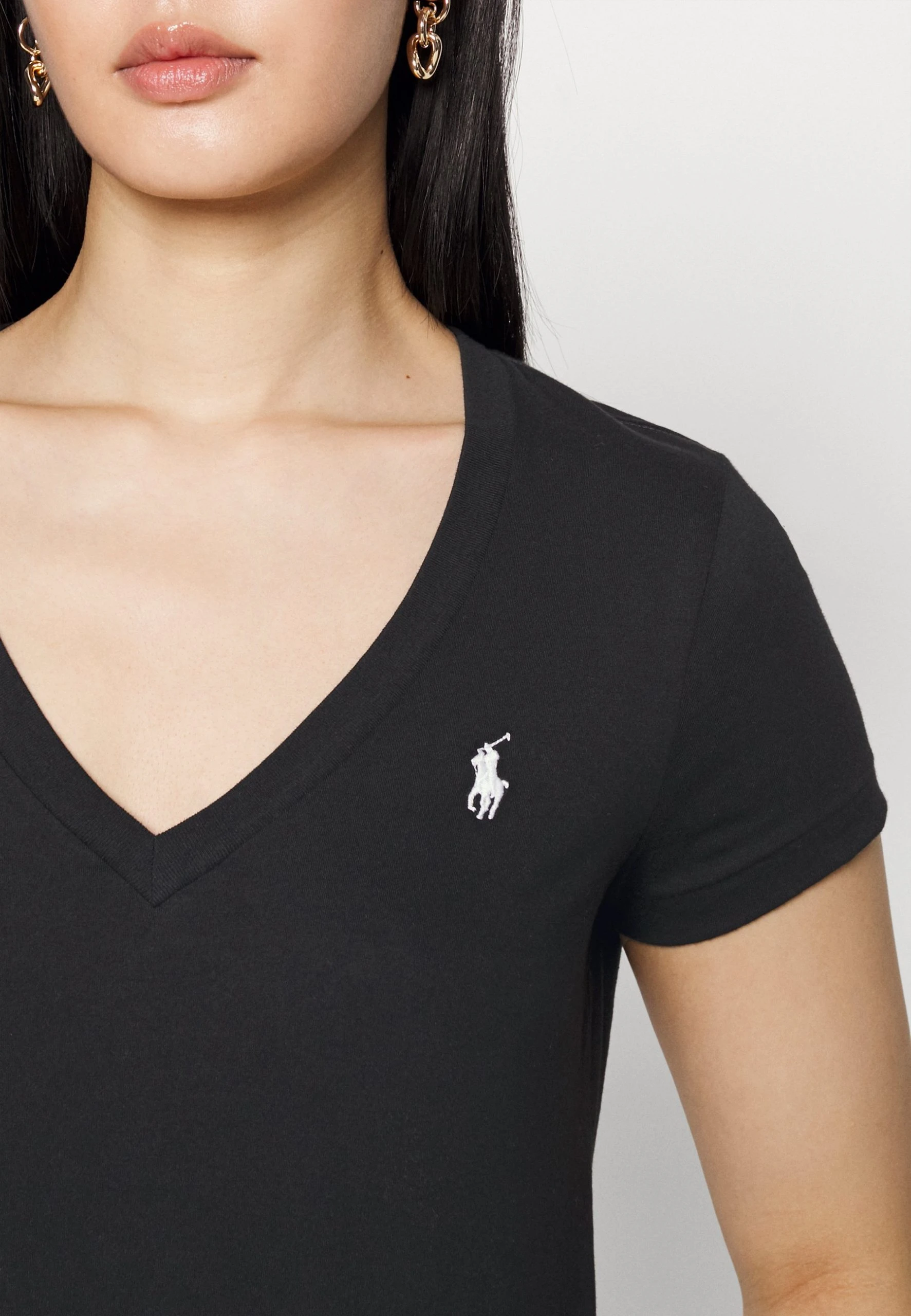 Polo Ralph Lauren NEW SHORT SLEEVE - T-shirt Basic - Black 8 Polo Ralph Lauren NEW SHORT SLEEVE - T-shirt Basic - Black - obrazek 6
