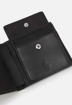 Polo Ralph Lauren SMOOTH UNISEX - Portfel - Black -Polo Ralph Lauren 7366a242835549b19cb23fdc2b093556