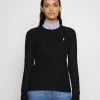 Polo Ralph Lauren JULIANNA LONG SLEEVE - Sweter - Schwarz