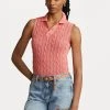 Polo Ralph Lauren SLEEVELESS - Koszulka Polo - Ruby Coral 1 Polo Ralph Lauren SLEEVELESS - Koszulka Polo - Ruby Coral -Polo Ralph Lauren 7670aee08ead4bf8a3d7e96db8968200