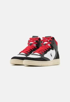 Polo Ralph Lauren Sneakersy Wysokie - Black/white/red 9 Polo Ralph Lauren Sneakersy Wysokie - Black/white/red -Polo Ralph Lauren 78c7c07666c848e7b64ed015cfde573f