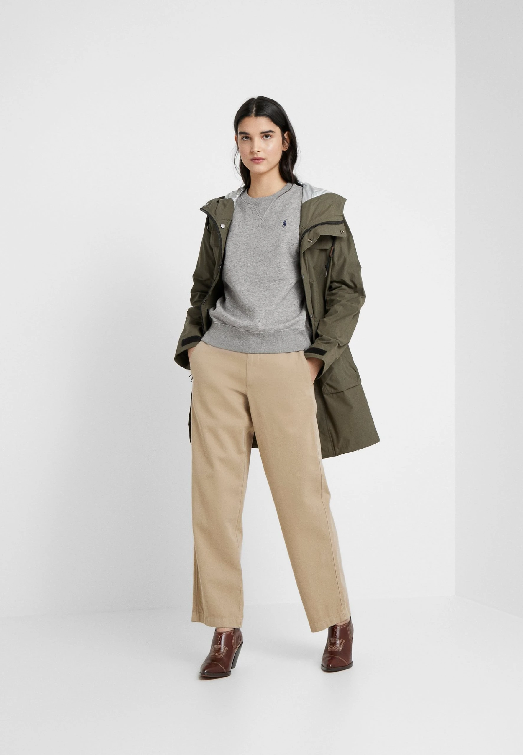 Polo Ralph Lauren LONG SLEEVE - Bluza - Dark Vintage Heather 4 Polo Ralph Lauren LONG SLEEVE - Bluza - Dark Vintage Heather - obrazek 2