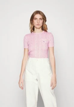 Polo Ralph Lauren TEE SHORT SLEEVE - T-shirt Z Nadrukiem - Carmel Pink