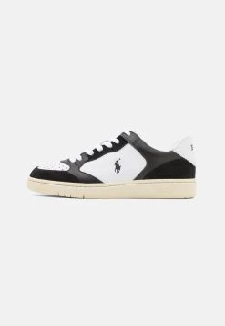 Polo Ralph Lauren LACE UNISEX - Sneakersy Niskie - Black/white