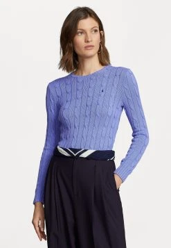 Polo Ralph Lauren JULIANNA LONG SLEEVE - Sweter - New Litchfield Blue