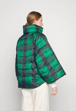 Polo Ralph Lauren INSULATED-PONCHO - Ponczo - Green/ Black Plaid -Polo Ralph Lauren 7f8e5b7c0b344682a5df9cdc3c2d6c19
