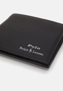 Polo Ralph Lauren SMOOTH UNISEX - Portfel - Black -Polo Ralph Lauren 7f90036529da4291b478adfd366f68e0