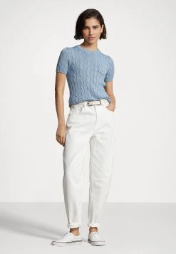 Polo Ralph Lauren TEE SHORT SLEEVE - T-shirt Z Nadrukiem - Powder Blue 8 Polo Ralph Lauren TEE SHORT SLEEVE - T-shirt Z Nadrukiem - Powder Blue -Polo Ralph Lauren 80e267842e15472493c8c3b5505aa1c2