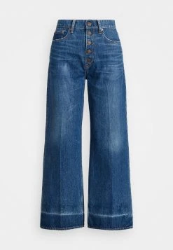 Polo Ralph Lauren HIGH RISE WIDE CROP STRAIGHT - Jeansy Dzwony - Georgia Wash -Polo Ralph Lauren 81e31a1cc5a64c3da7442042c26175f6