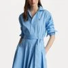 Polo Ralph Lauren LONG SLEEVE DAY DRESS - Sukienka Koszulowa - Astor Blue