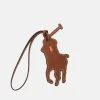Polo Ralph Lauren BIG PONY LAMBSKIN CHARM - Breloczek - Cuoio