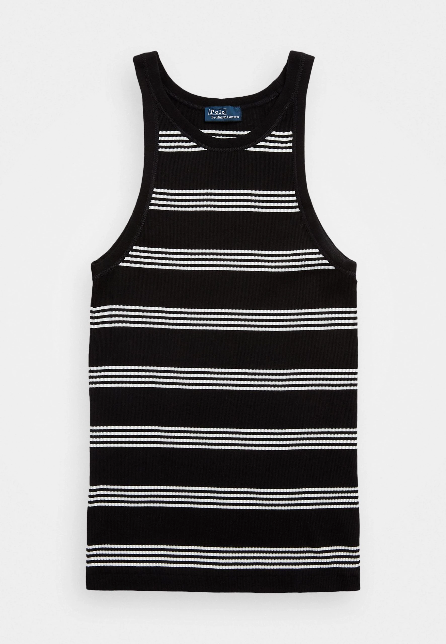 Polo Ralph Lauren SLEEVELESS TANK - Top - Black/white 6 Polo Ralph Lauren SLEEVELESS TANK - Top - Black/white - obrazek 4