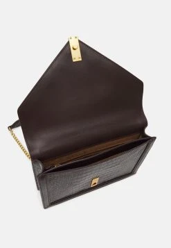 Polo Ralph Lauren CHAIN BAG SMALL - Torebka - Chocolate -Polo Ralph Lauren 8ca61b7fc8b84b898d27e4415f6d6af9