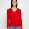 Polo Ralph Lauren KIMBERLY LONG SLEEVE - Sweter - Fall Red
