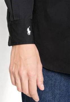 Polo Ralph Lauren LONG SLEEVE SHIRT - Koszula - Black -Polo Ralph Lauren 8fd16de029b149cea3dd23f6f3e1762c